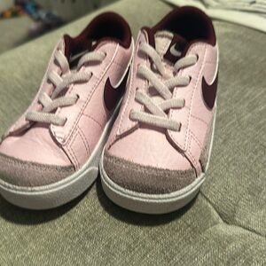 RARE Nike Blazer Pink/Burgandy Toddler Sneaker- Sz 7 C